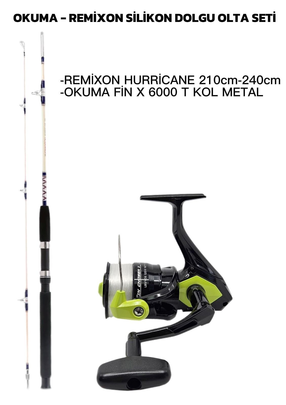 REMİXON - OKUMA SİLİKON DOLGU OLTA SETİ