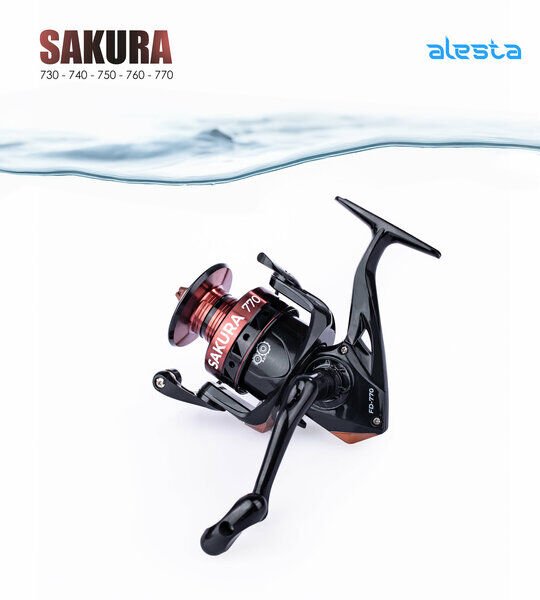 ALESTA SAKURA 7000 METAL KAFA CNC KOL 6+1 BB OLTA MAKİNESİ