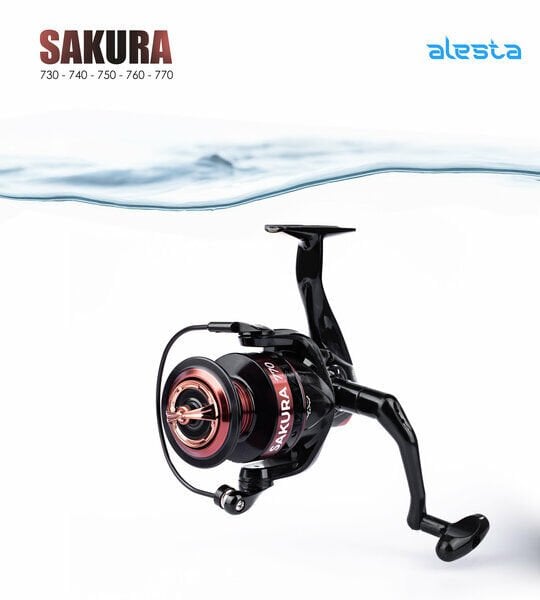 ALESTA SAKURA 4000 METAL KAFA CNC KOL 6+1 BB SPİN OLTA MAKİNESİ