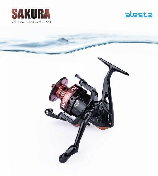 ALESTA SAKURA 4000 METAL KAFA CNC KOL 6+1 BB SPİN OLTA MAKİNESİ