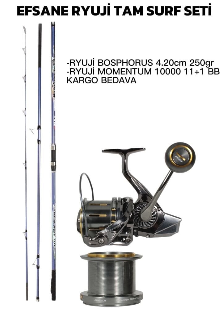 RYUJİ EFSANE TAM SURF OLTA TAKIMI