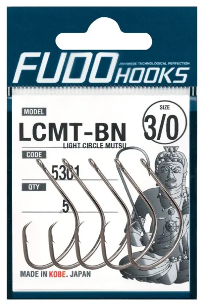 Fudo 5301 Light Circle Mutsu Black Nikel İğne