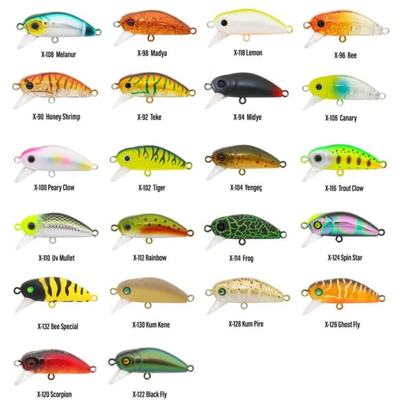 Hanfish Bıdık 3.5 Cm 3.1 Gr Maket Yem X-116 Trout Clow