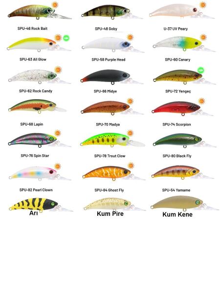 Hanfish Zıpır UG 5 Cm 5 Gr LRF Maket Yem SPU-40 Tiger