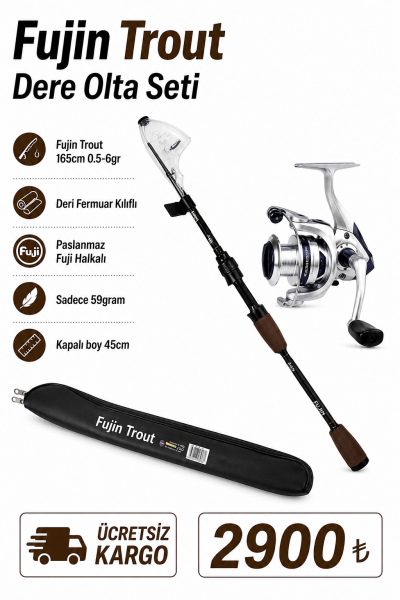 Fujin Trout Lrf Dere Olta Seti