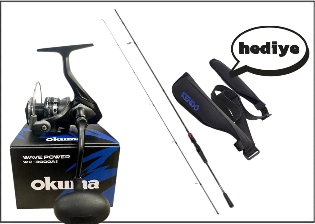 RYUJİ LUNA 2.70 4-35 / OKUMA WAVE POWER 3000 LİGHT SPİN SETİ