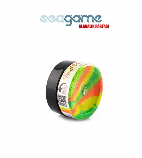 SEA GAME TROUT SARIMSAKLI SİMLİ ALABALIK HAMURU 50GR Gökkuşağı
