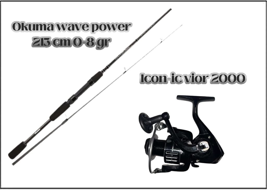 LRF TAKIM OKUMA WAVE POWER 213cm 0-8GR İCONİC VİOR 2000