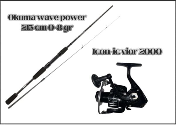 LRF TAKIM OKUMA WAVE POWER 213cm 0-8GR İCONİC VİOR 2000