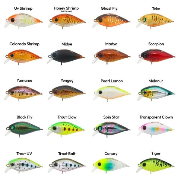 Hanfish Kunduz UG 3.8 Cm 4 Gr Maket Yem TROUT UV