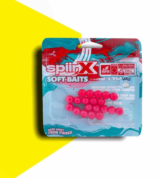 SPIINX BALIK YUMURTASI 10MM 20P SARIMSAKLI UV PİNKY