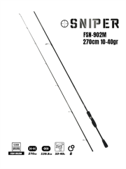 Fujin Sniper 270cm 10-40gr Spin Kamış FSN-902M