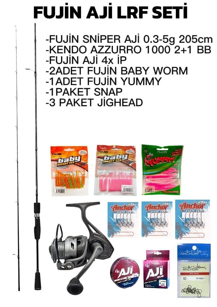 FUJİN AJİ LRF OLTA SETİ