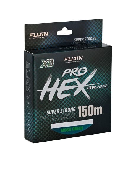 Fujin Pro Hex 8X 150Mt. Moss Green İp Misina