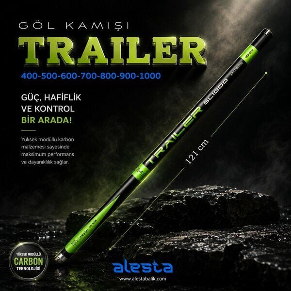 TRAILER X5009 KARBON GÖL KAMIŞI 600 Cm