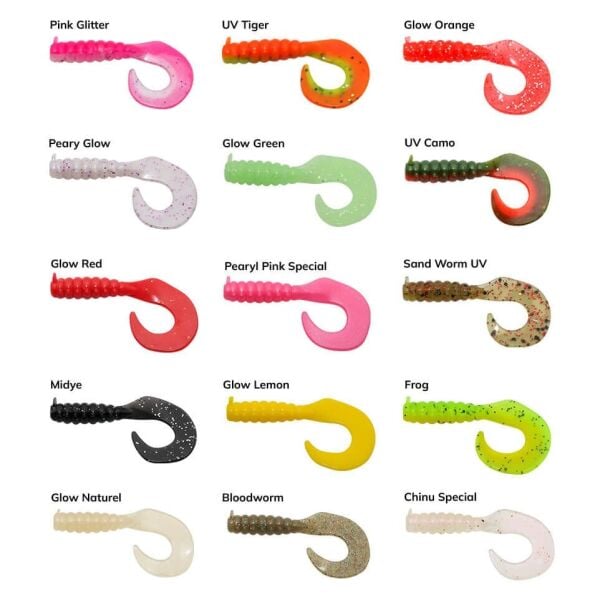Hanfish Gurt 4.5 Cm Silikon Yem 115 Purple Worm Uv